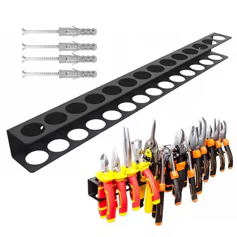 Pliers Holder Wall Mount Wall Mounted Tool Organizers Hammer Rack Pliers Organizer Hand Tool Holder 
