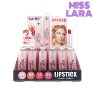 {24แท่ง} Karite Velvet Mist Lipstick ลิปสติกเนื้อโกลว์ เป็นประกาย สีสันเป็นธรรมชาติ no.36346
