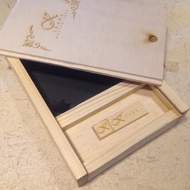 box dvd kayu custom + flashdisk