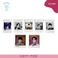 GOT7 POB RPC - JINYOUNG JACKSON BAMBAM MARK YUGYEOM JAYB OFFICAL PHOTOCARD