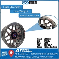 (1PC) ENKEI MATRIX GLOSS GUNMETAL 18X9J 6X139.7 ET0 WHEELS WHEEL SPORTRIMS SPORTRIM SPORT RIM RIMS