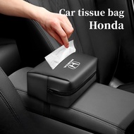 Honda Car leather tissue bag for Vezel City Civic Jazz Brv Br-v Hrv Fit