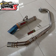 Exhaust DAENG4/NLK Y15/Y15ZR/RS150/LC135/SUZUKI RAIDER 150 CARB/FI