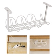 Strong Hanging Wire Cord Power Strip Organizer Shelf Under Desk Cable Management Tray Socket Storage