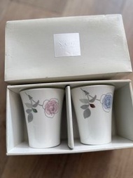 Nikko 杯 ( 骨瓷) Rose Mugs Set Fine Bone China 