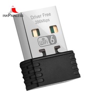 Wireless  6 Adapter AX286 802.11Ax Free Driver USB Network Card for Win7/10/11 Computer Mini  Recept