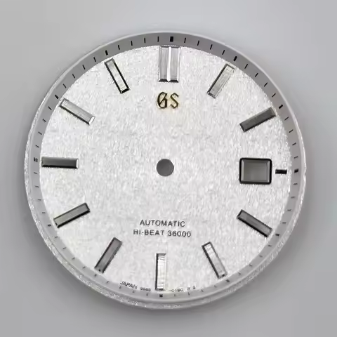 New NH35 dial 33mm dial GS dial log no luminous mechanical watch modified face NH36 dial for Seiko m
