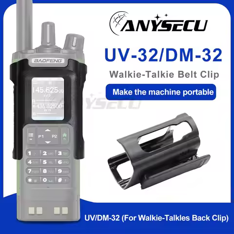 Original Baofeng UV-32 DM-32 Walkie Talkie Belt Clip Carry Holster Case For UV32 DM32 Two Way Radio 