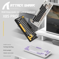 Attack Shark X85/X85PRO 3 Mode 2.4G/USB/Bluetooth Keyboard Mechanical Keyboard 80 Keys Hot Swap RGB 