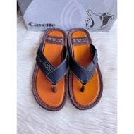 PSPGN.CO | BRAND CAYOTTE EF1-1326 IN BLACK SANDAL KULIT PRIA SLIDE