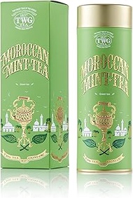 TWG Tea Moroccan Mint Tea, Loose Leaf Mint Tea In Haute Couture Gift Tea Tin, 100G