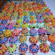 พร้อมส่ง กระทงกรวยเจ้าหญิงฐาน 9 นิ้ว คละสี ราคาส่ง ยกลัง24 ชิ้น ราคา 840 บาท