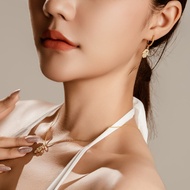 Vachana - Set of Hamsa Hand Hoop Earrings & Necklace (เซทต่างหูและสร้อยมือแห่งการปกป้อง)