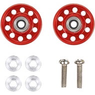 Roll 13mm "Red" New Genuine Tamiya 95549-Lightweight 0.5 inch (13 mm) All Aluminum Bearing Roller Re