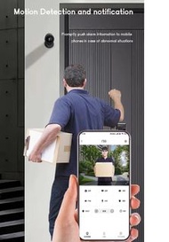 C22 Joviren 3 合 1 USB 可充電壁掛式桌面手持幫助 1080p 無線 IP 隱藏式攝影機夜視運動偵測 sslckp C22 Joviren 3 in 1 USB Rechargeab