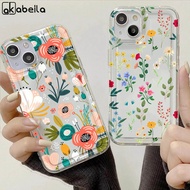 AKABEILA Fashion Flowers Design Phone Case for Samsung A13 A51 A52S A12 A21S A22 A23 A32 A33 A34 A53 A54 S20 FE S21 S22 S23 Ultra / Plus 5G For Girls Soft TPU Silicone Clear HP Phone Casing
