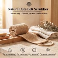 Inroots Natural Jute Belt Scrubber