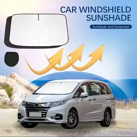Car Windshield Sun Shade Covers for Front Window Sunscreen UV Parasol For Honda Odyssey rb3 rl3 rl4 