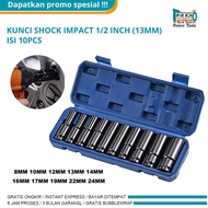 MATA Jld 10Pcs socket Eyes 1/2'' 8-24mm impact socket wrench/shock wrench impact socket set/impact s