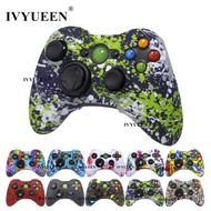 IVYUEEN for Microsoft Xbox 360 Wired / Wireless Console Camo Silicone Skin Grip Case Protector Cover Game Accessories