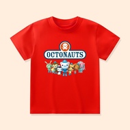Cotton T-Shirt Printed Cartoon Print Octonauts OCT-01B For Boys And Girls Fashion Cute