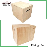 [Lzdjfmy2] Box Multifunctional Wooden Plyometric Box Plyometric 1 Agility Box for Lunges Workout Squ