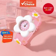Floral Kids Watch For Girls 3-12Y Waterproof Fashion School Accessory Birthday Gift Girls Watch Kids