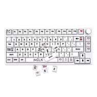 GK GAMAKAY 133 Keys Astronaut Theme Keycaps Set, MDA Profile PBT Dye-Sub Lovely Clouds Keycap Suitab