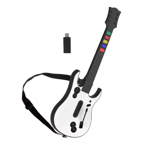 B-Best-Selling-2.4G Wireless Game Guitar Controller For PC PS3 Compatible With Clone Hero Rock Band 