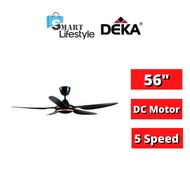 Deka DC2-311 56" Ceiling Fan with Remote Control