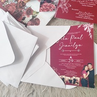 3 PAGES 3R INVITATION WITH WHITE ENVELOPE