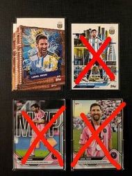 Topps Argentina 阿根廷 Teamset Messi / Topps Now MLS Cup MVP Messi 美斯 球星足球卡