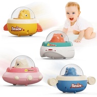 Dinosaur Toy Cars for Toddlers 1-3,4Pack Press and Go Cars Baby Toys 6-12-18 Months,1 Year Old Boy T