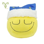 Rytanda Cute Grace Dozing Dozer Plush Toy for Kid Boy Girl Smile Blue Hat Plushie Doll Animal Pillow
