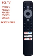 New remote control RC902V FAR1 for TCL 65X925 75X925 75C635 65C635 55C635 TV (no voice function)