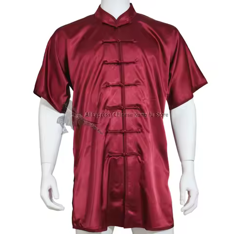Custom Kung fu Changquan Tai Chi Jacket Shortsleeves Wushu Martial arts Competition Performance Clot