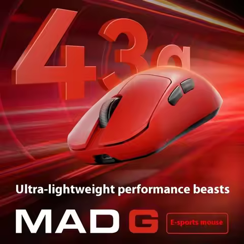 FGG Madlions Mad G Max Paw3395 Ultra-lightweight Wireless Original 1K HZ Dual-Mode Low Latency Custo