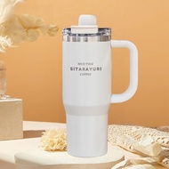 Large Capacity Thermos Cup Straw Cup Car Ice Master Cup Portable Double Drinking Cup Super Large Cap