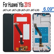 6.09'' Assembly For Y6s Lcd Jat-lx1 Lx3 L29 L41 Digitizer Replacement Frame Glass Display For Y6s To