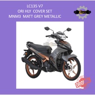 YAMAHA LC135 V7 55DC COVER SET MATT GREY METALLIC 55D-F0000-08-PC-OM (MNM3) 55DC HLY