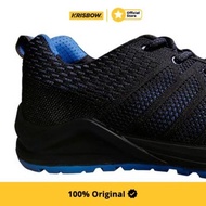 Krisbow Sepatu Safety Shoes Auxo Ukuran 44 - Hitam/Biru