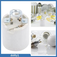 [Dolity1] Heat Resistant Ceramic Lamp Holder Stable E26 Socket Universal Light Bulb Stand Moisturepr