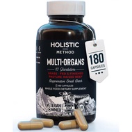 Beef Organ Supplement Complex - 10 Carnivore Grass Fed Proprietary Blend of Liver, Marrow, Brain, Th