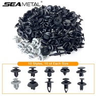 SEAMETAL 100 Pcs Auto Fastener Clip Universal รถ Body Retainer Pin Rivet กันชน Trim แผงประตู Retainer Fixing Kit