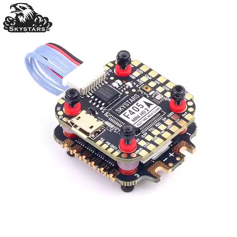 20x20mm Skystars F405 Mini HD2 Flight Controller and KM35 35A 3-6S ESC Stack with Barometer for Beta