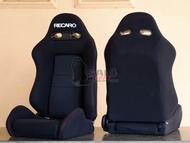 เบาะ SR4 ดำ ปีกสูงพร้อมรางเลื่อน