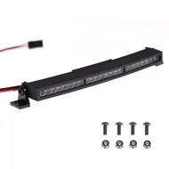 Bendable Metal 116mm LED Roof Light Bar for Axial SCX10 90046 Traxxas TRX4 MJX H8H/H8P 1/10 RC Crawl