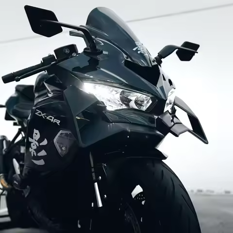 For KAWASAKI ZX-4R GP WING Front spoiler Lower spoiler lower lip DOWNFORCE NAKED FRONTAL SPOILERS ZX