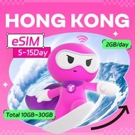 (eSIM) Hong Kong eSIM | 5 Days | 2GB/Day | Instant email delivery