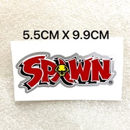 Spawn 5.5cm x 9.9cm Racing Cutting Print Silk Screen Sticker Decal 4X4 Pick Up Motorcycle Car Side B